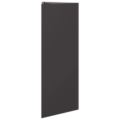 Jardinera Triangular Acero Negro 30x26x75 Cm_3