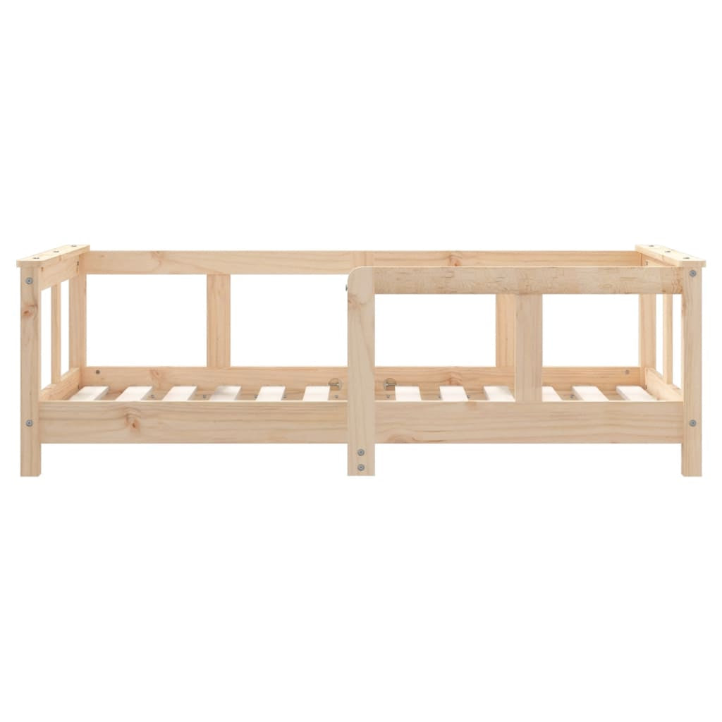 Vidaxl Estructura De Cama Para Niños Madera Maciza De Pino 70x140 Cm_4