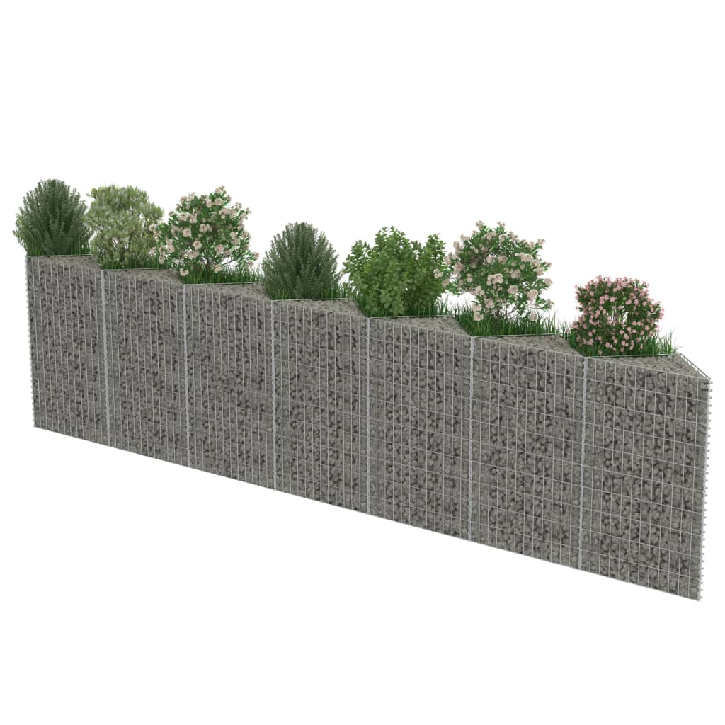 Muro De Gaviones De Acero 450x30x100 Cm / Vetonek_1