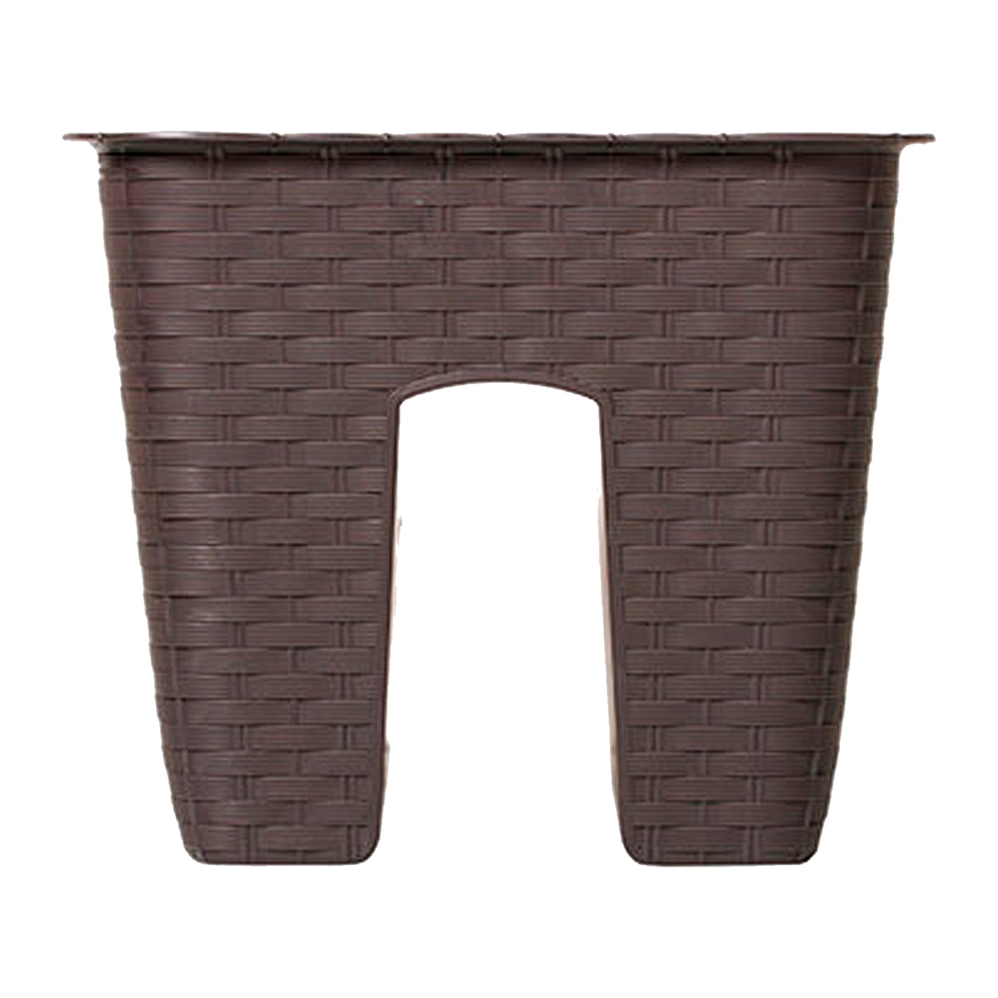 Macetero Cuadrado Ratolla 13l., Dimensiones (mm) 396x272x225, Color Ocre Oscuro_3