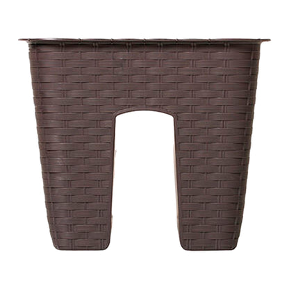 Macetero Cuadrado Ratolla 13l., Dimensiones (mm) 396x272x225, Color Ocre Oscuro_3