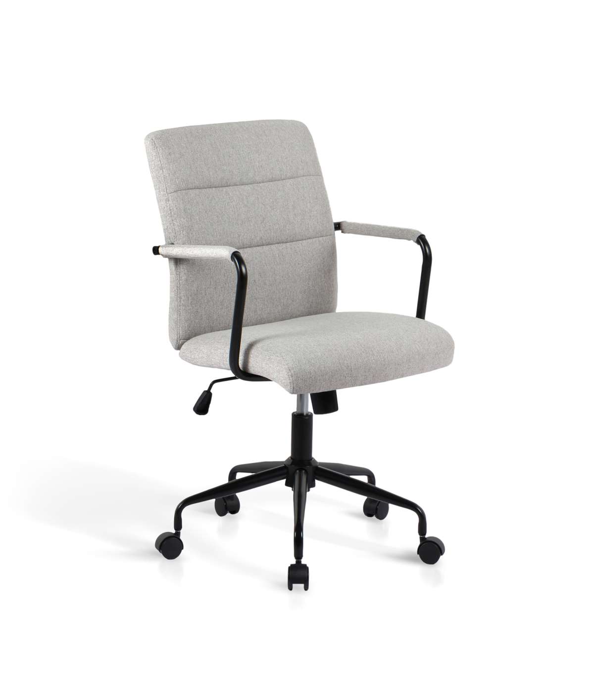 Silla Despacho Giratoria Elevable Acabado Gris, 64m(ancho) 91/99cm(altura) 70cm(fondo)_0