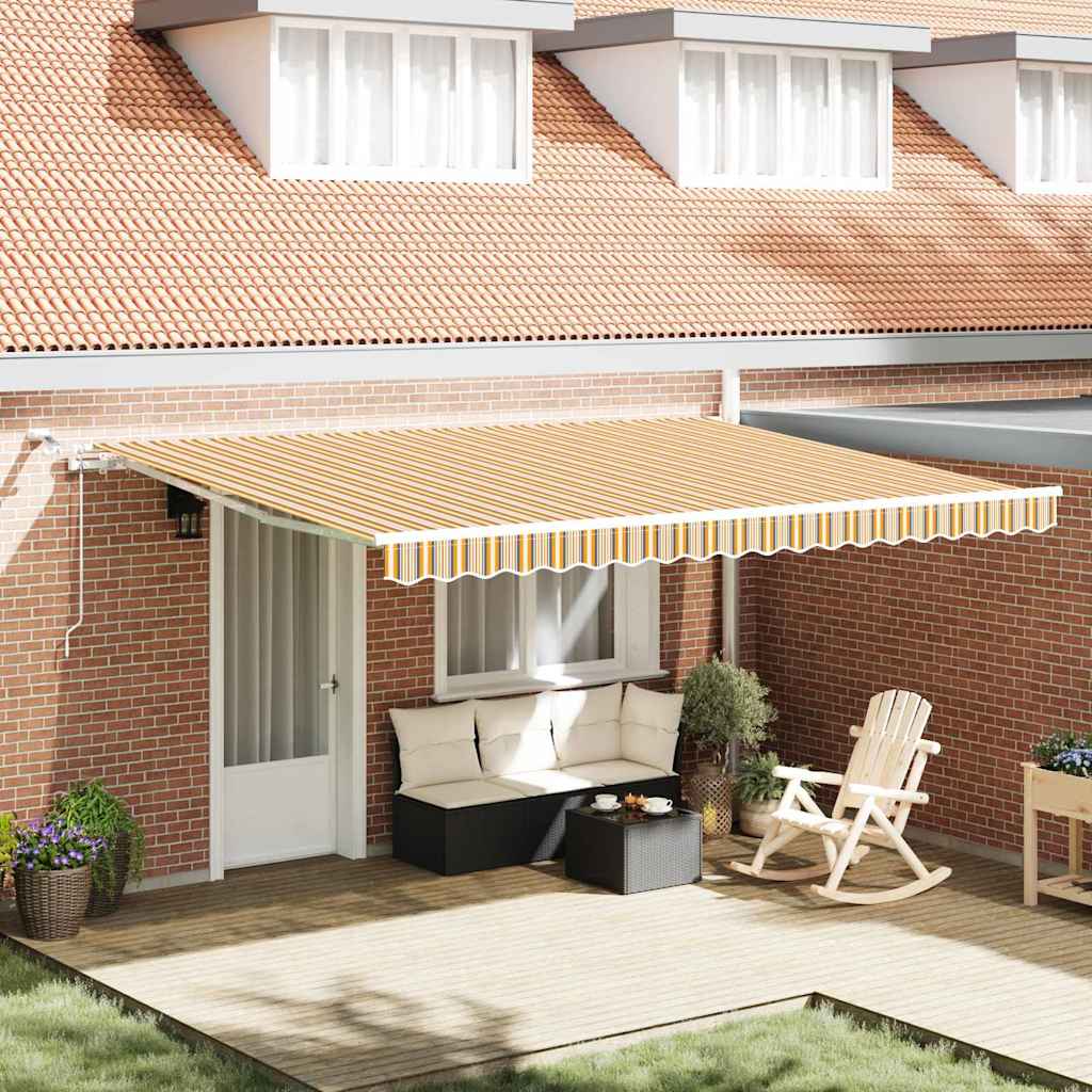 Toldo Retráctil Multicolor 450 X 300 Cm Poliéster_1