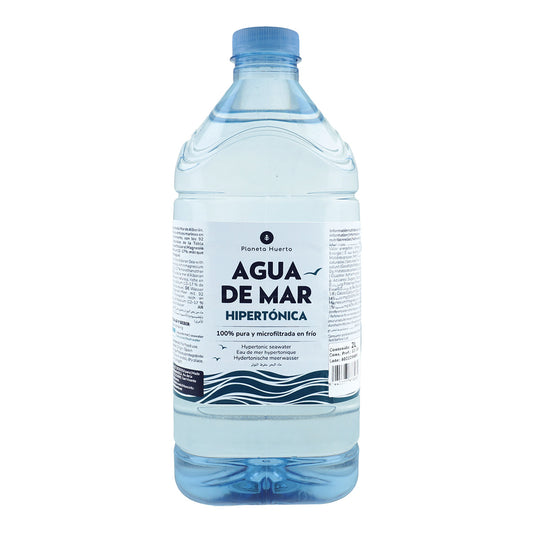 Agua de Mar Hipertónica Garrafa Planeta Huerto 2 L