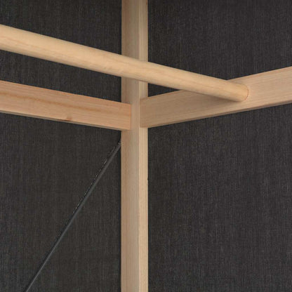 Armario De Tela Gris 79x40x170 Cm_4