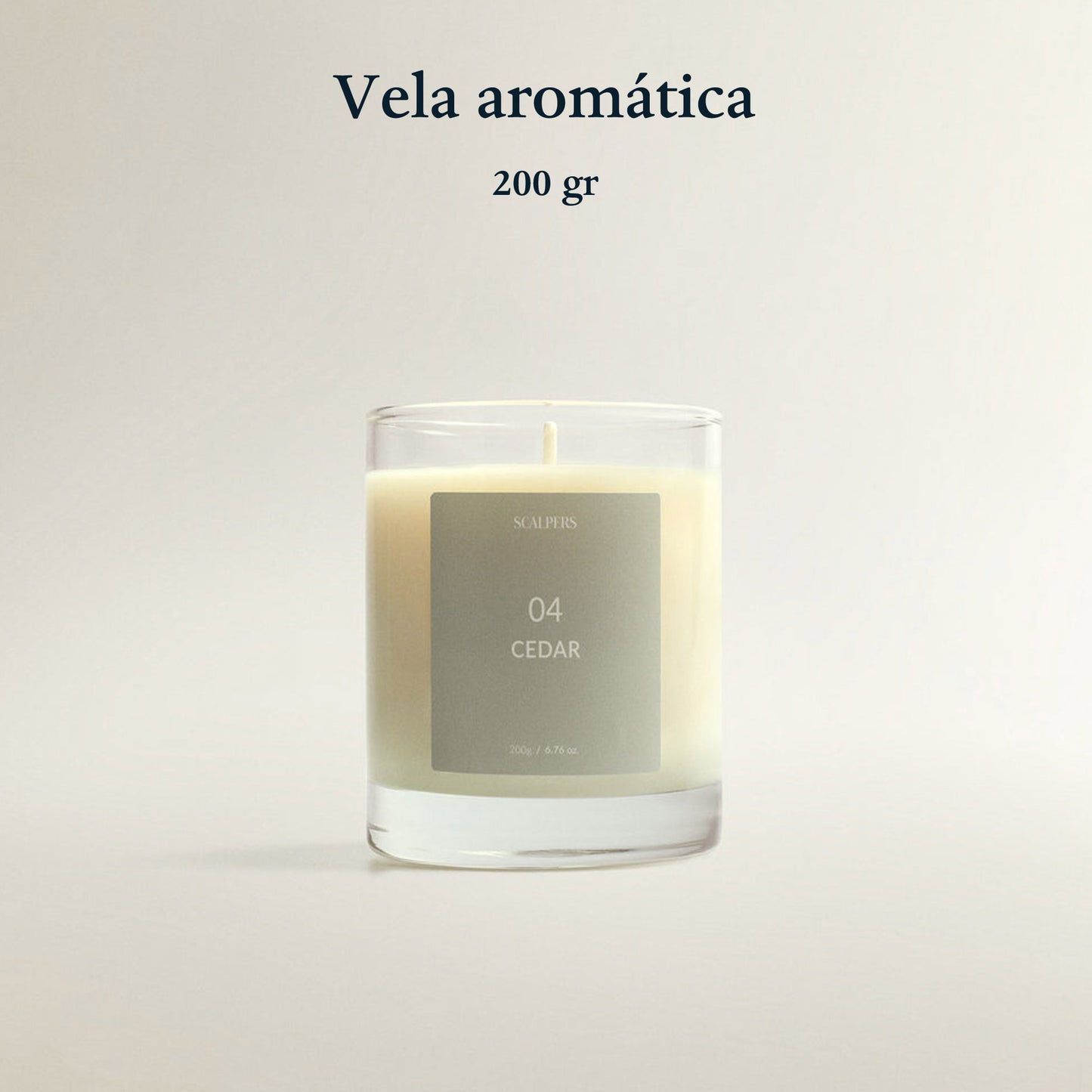 Vela Aromática 200gr Cedro Scalpers_1