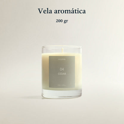 Vela Aromática 200gr Cedro Scalpers_1
