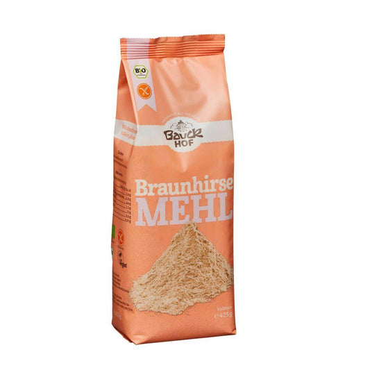 Harina de mijo marrón integral Sin Gluten Bauckhof 425 g