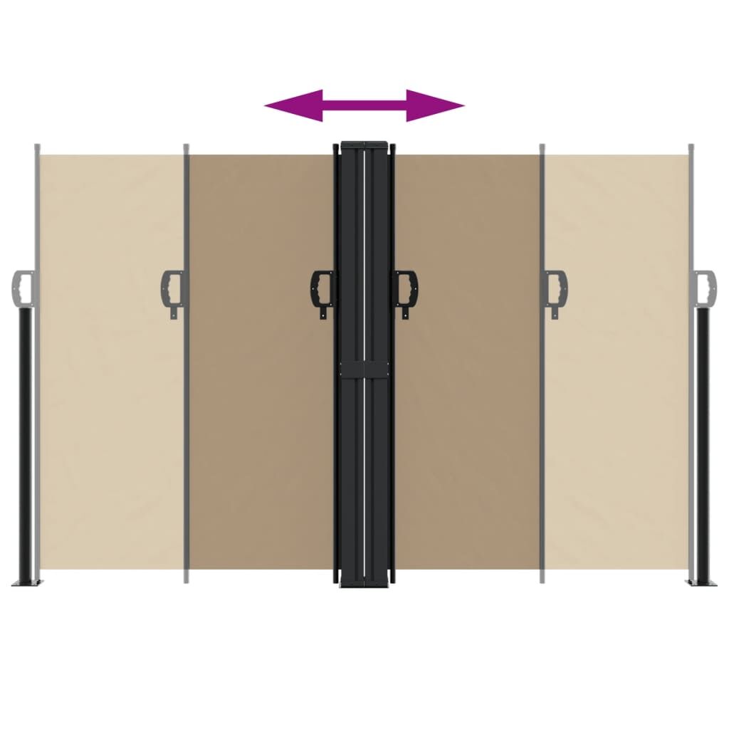 Vidaxl Toldo Lateral Retráctil Gris Taupe 160x1000 Cm_4