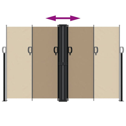 Vidaxl Toldo Lateral Retráctil Gris Taupe 160x1000 Cm_4