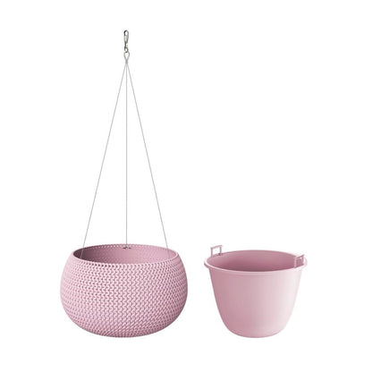 Maceta Splofy Bowl Ws 9l., Con Depósito, Dimensiones (mm) 370x370x218, Color Arándano Claro_3