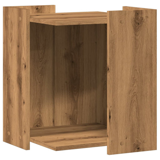 Vidaxl Mueble Arenero Para Gatos Madera Roble Artisian 42x42x51 Cm_0