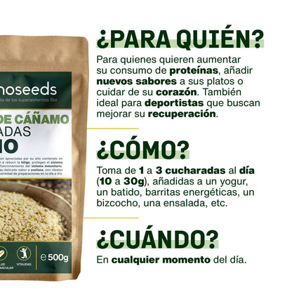 Semillas De Cáñamo Peladas Bio 500g_1