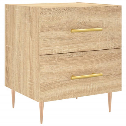 Mesita Noche 2 Uds Madera Ingeniería Roble Sonoma 40x35x47,5 Cm_3