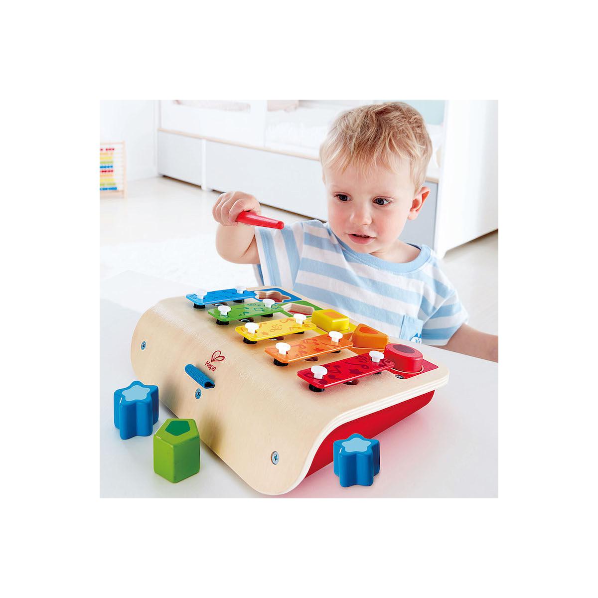 Xilófono Shape Sorter Xylophone Hape_3