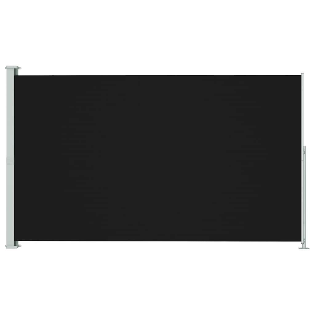 Vidaxl Toldo Lateral Retráctil Para Patio Negro 220x300 Cm_0