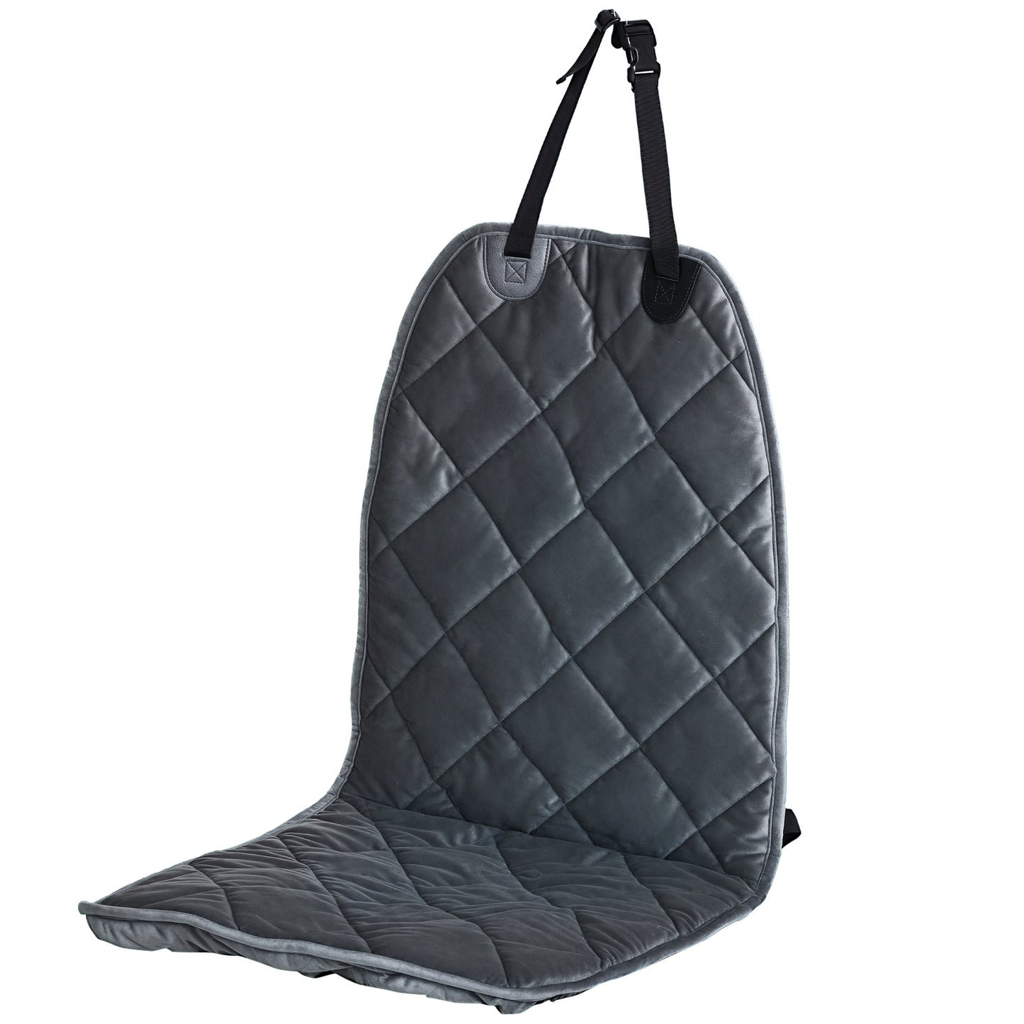 Pawhut Funda De Asiento Delantero De Coche Para Perro Antideslizante Con Ancla Y_0