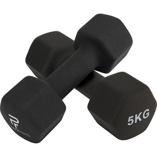 Mancuernas De Neopreno De 5kg (2 Unidades) Con Agarre Antideslizante_0