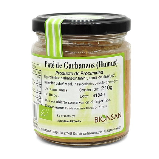 Hummus De Garbanzos Ecológico 210gr_0