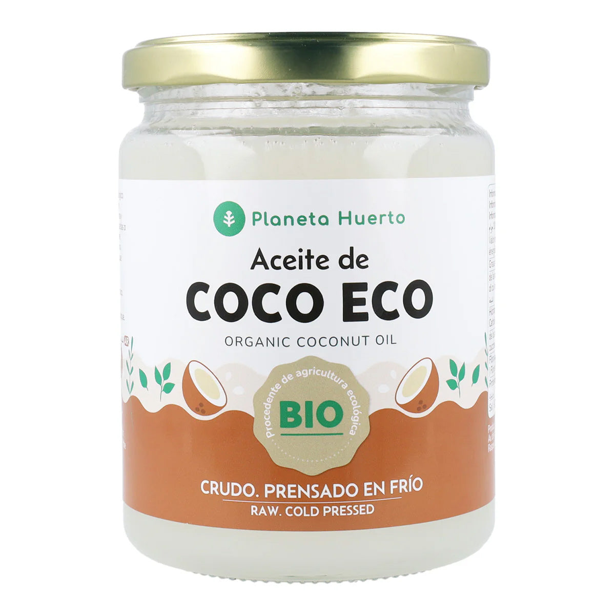 Pack 5x Aceite de coco ECO Planeta Huerto 430 ml