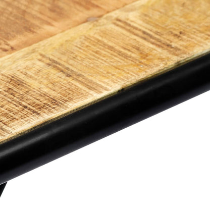 Mesa Consola De Madera Maciza De Mango Sin Tratar 140x35x76 Cm_4