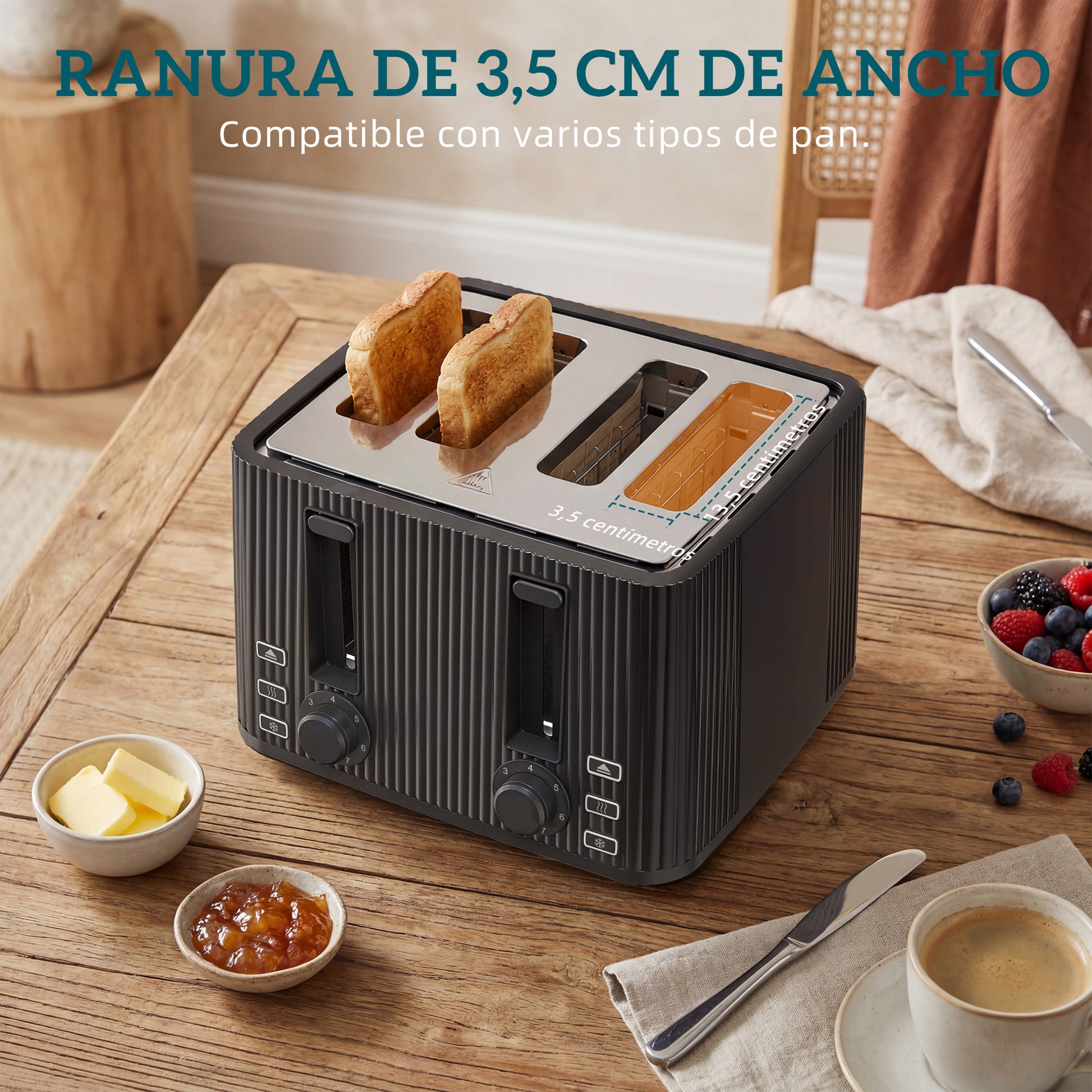 Homcom Tostadora 4 Ranuras Anchas_3