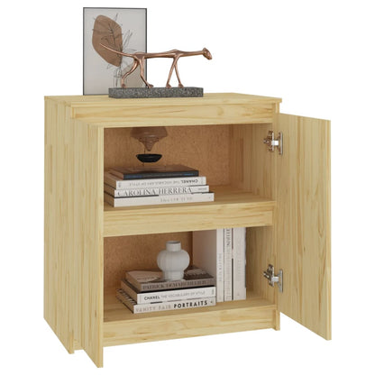 Armario Auxiliar De Madera Maciza De Pino 60x36x65 Cm / Vetonek_3