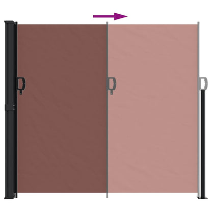 Vidaxl Toldo Lateral Retráctil Marrón 180x300 Cm_4