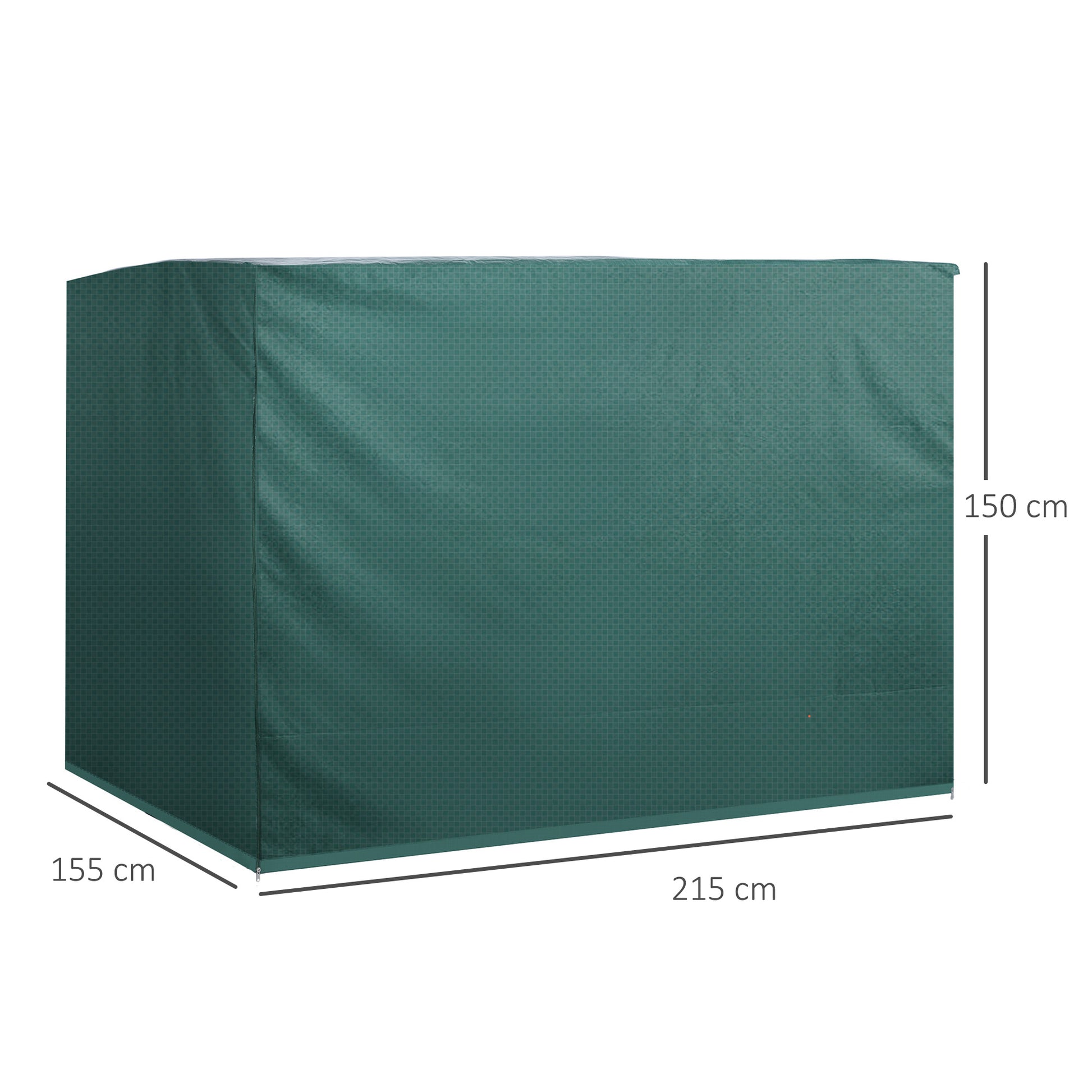 Outsunny Funda Protectora Columpio De Jardín 3 Plazas 215x155x150 Cm Impermeable_2