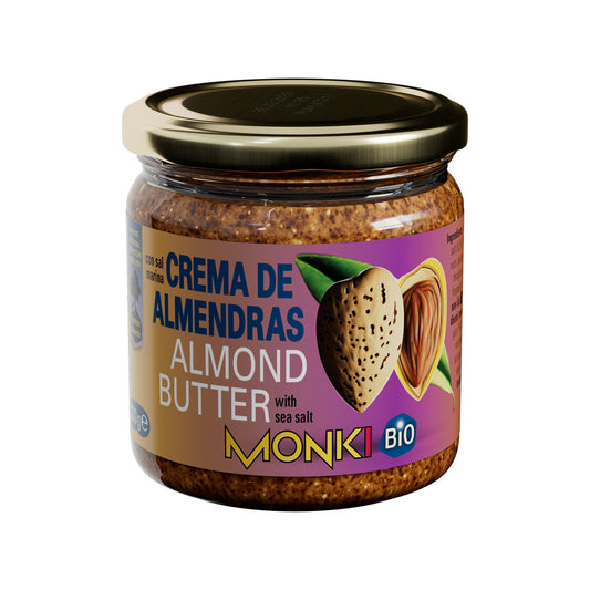 Crema de almendras tostadas Monki 330 g