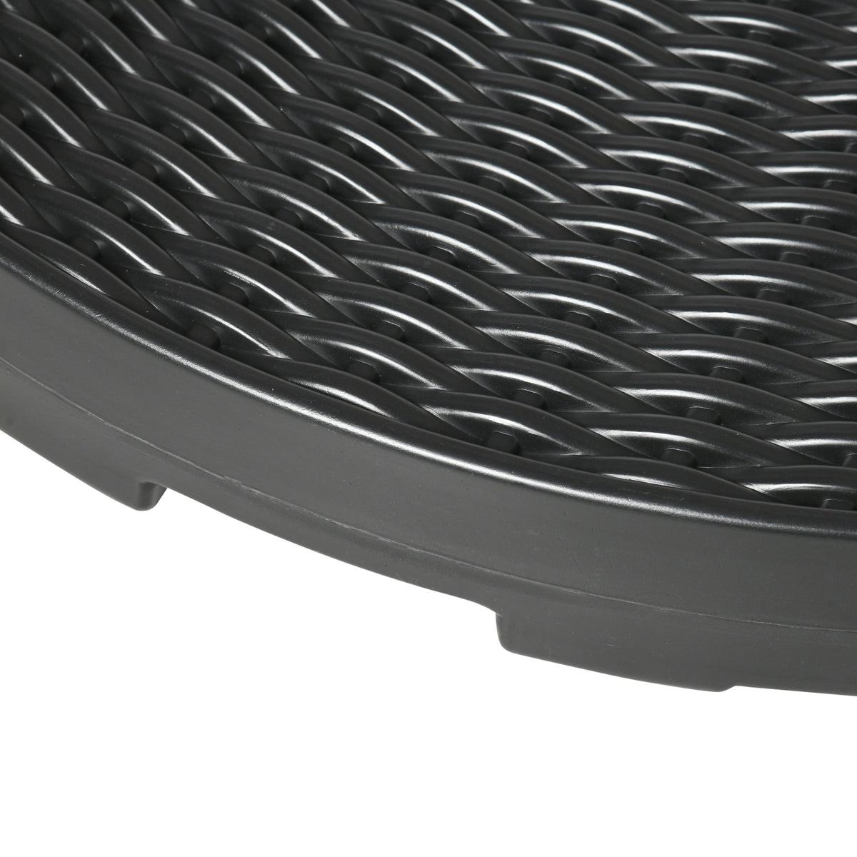 Base Para Sombrilla Outsunny Hdpe Negro 100x100x8 Cm_5