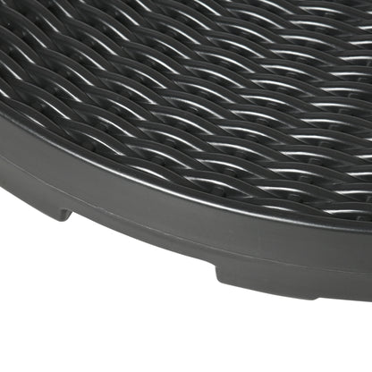 Base Para Sombrilla Outsunny Hdpe Negro 100x100x8 Cm_5