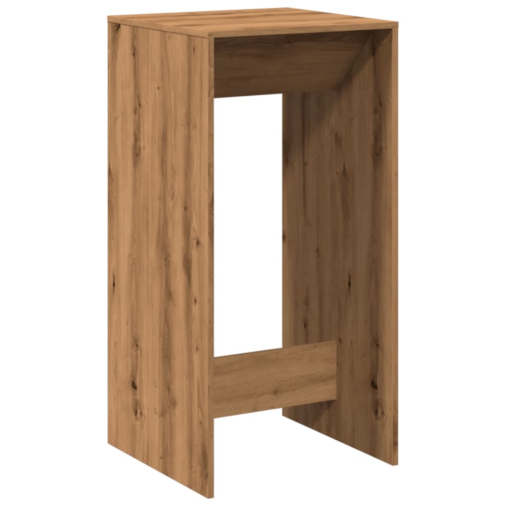 Mesa Alta De Bar Madera Ingeniería Roble Artisian 51x50x103,5cm_0