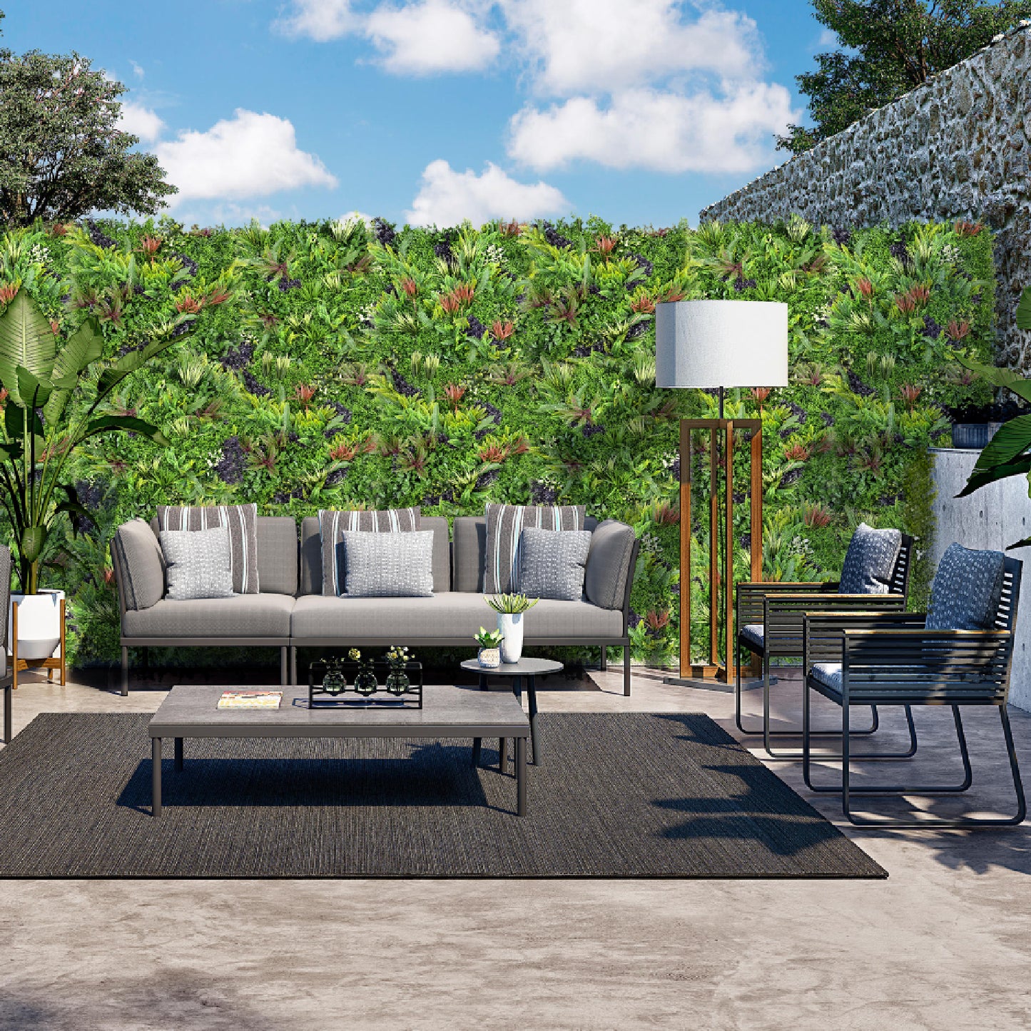 Bonerva | Jardín Vertical Amazonas | Pack 3 Piezas 100x100 Cm_3