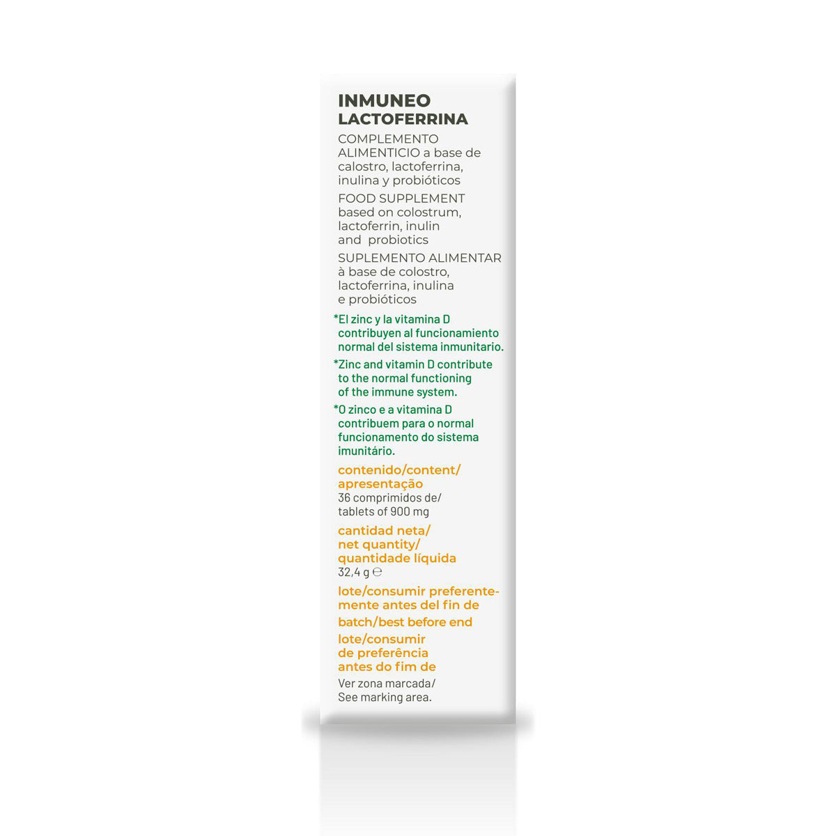 Inmuneo lactoferrina, Soria Natural