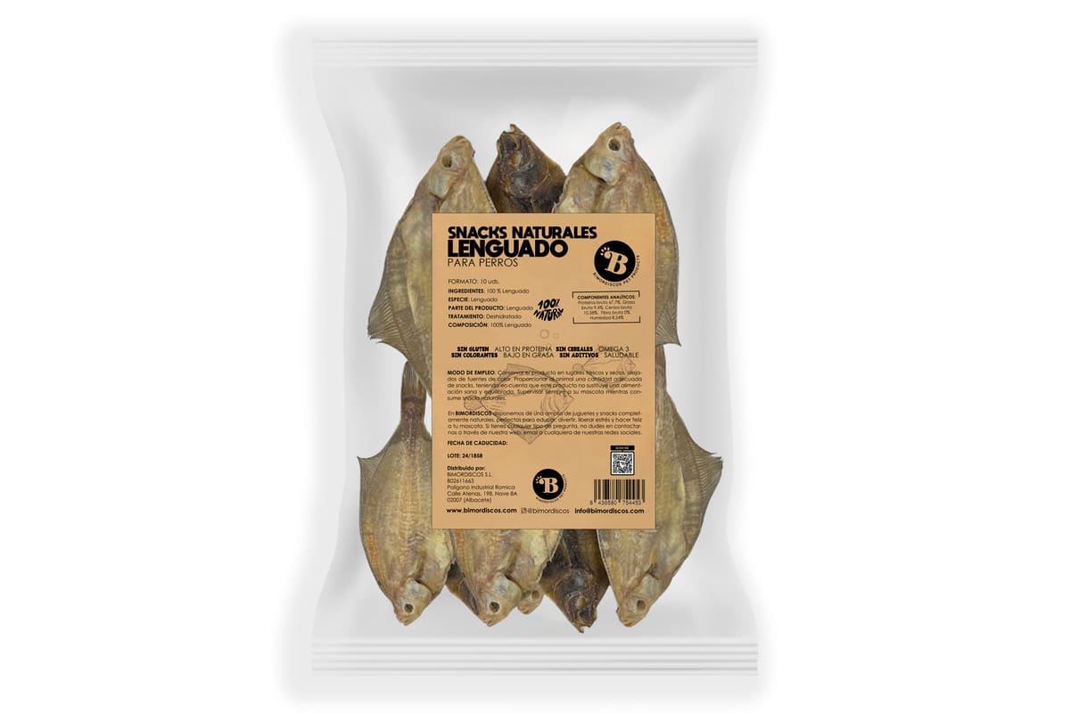 Bimordiscos Lenguados - Pescado Para Perros Y Gatos.. 10 Uds._2