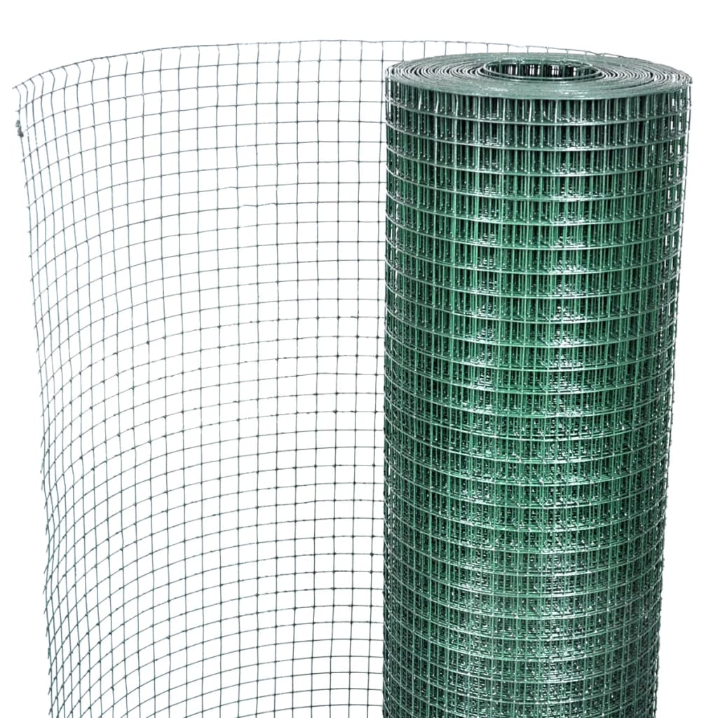Alambrada Gallinero Galvanizada Recubrimiento Pvc Verde 25x1 M / Vetonek_1