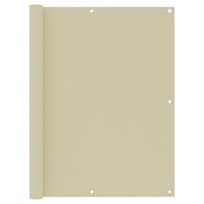 Vidaxl Toldo Para Balcón Tela Oxford Crema 120x600 Cm_0