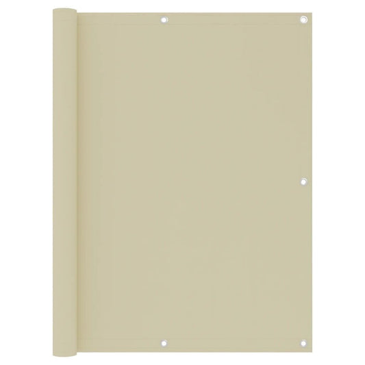 Vidaxl Toldo Para Balcón Tela Oxford Crema 120x600 Cm_0