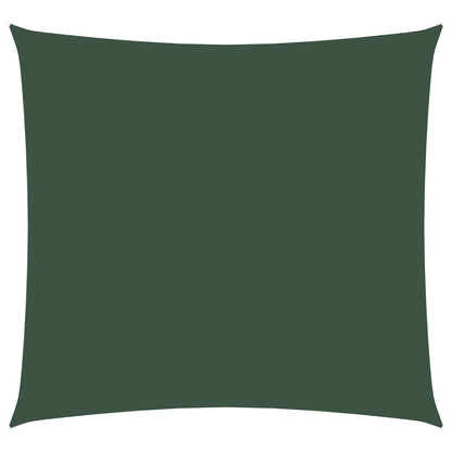 Vidaxl Toldo De Vela Cuadrado Tela Oxford Verde Oscuro 4x4 M_0