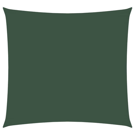 Vidaxl Toldo De Vela Cuadrado Tela Oxford Verde Oscuro 4x4 M_0