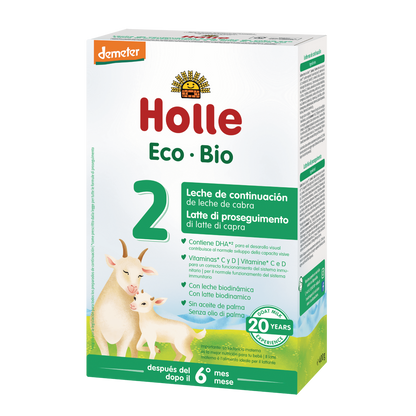 Leche de continuación 2 de Cabra 6+ meses  Ecológica Holle 400 g