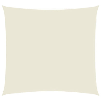 Vidaxl Toldo De Vela Cuadrado Tela Oxford Color Crema 3,6x3,6 M_0