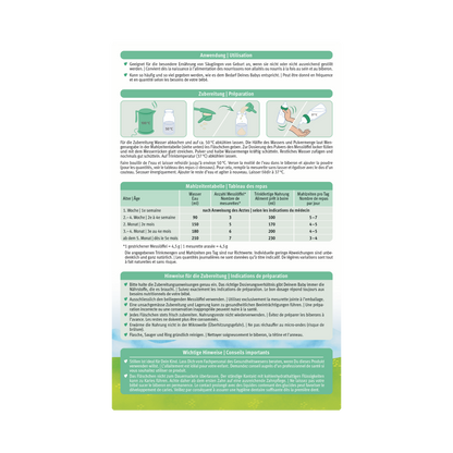 Leche de continuación 2 de Cabra 6+ meses  Ecológica Holle 400 g