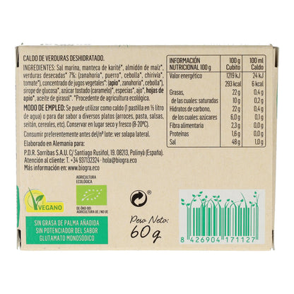 Caldo Vegetal Biográ, 60 g