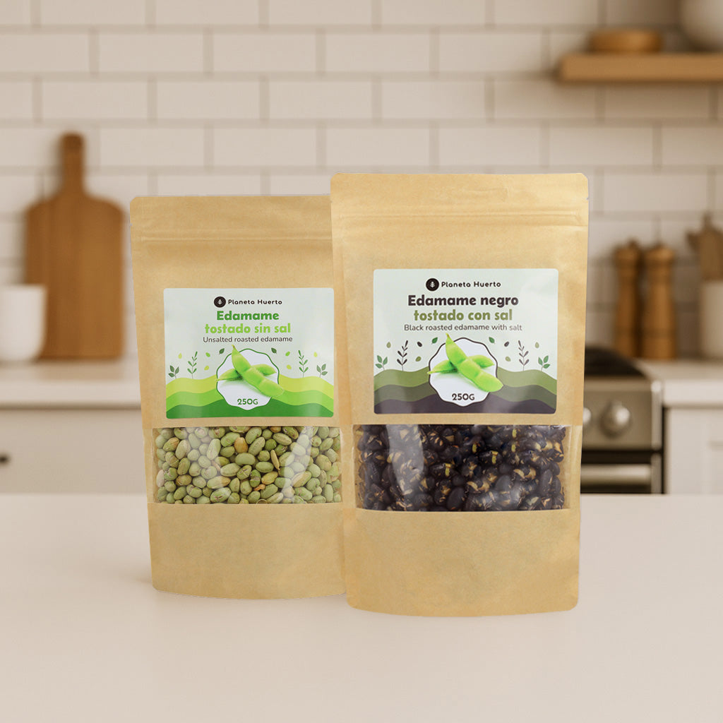 Edamame verde tostado sin sal Planeta Huerto 250 g