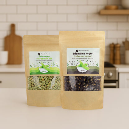 Edamame negro tostado con sal Planeta Huerto 250 g