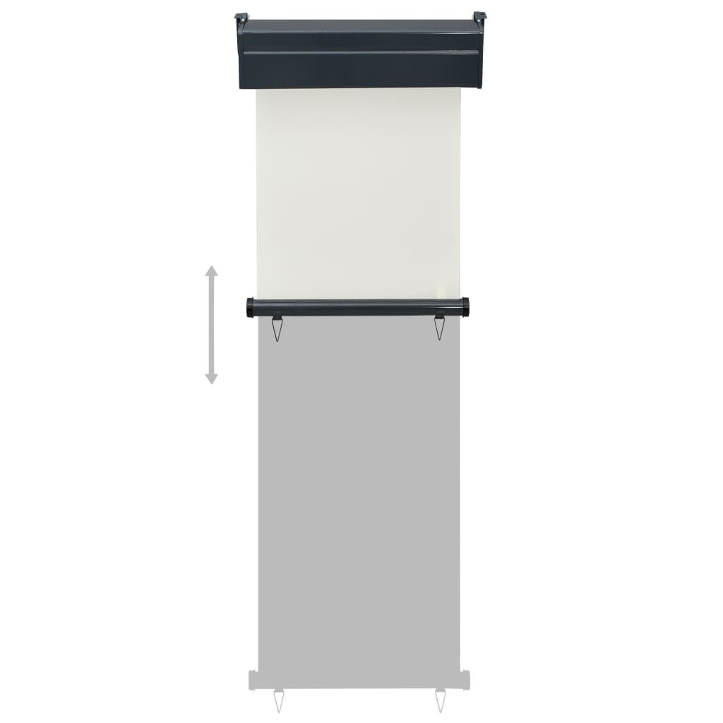 Vidaxl Toldo Lateral De Balcón Color Crema 65x250 Cm_4