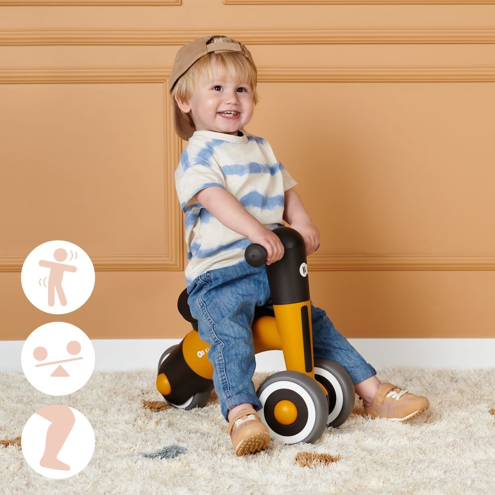 Triciclo Minibi Honey Yellow: El Primer Vehículo De Tu Bebé_1