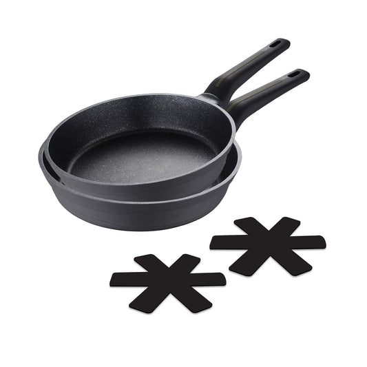 Set De 2 Sartenes Ø20ø24cm Con Protectores Bistro San Ignacio